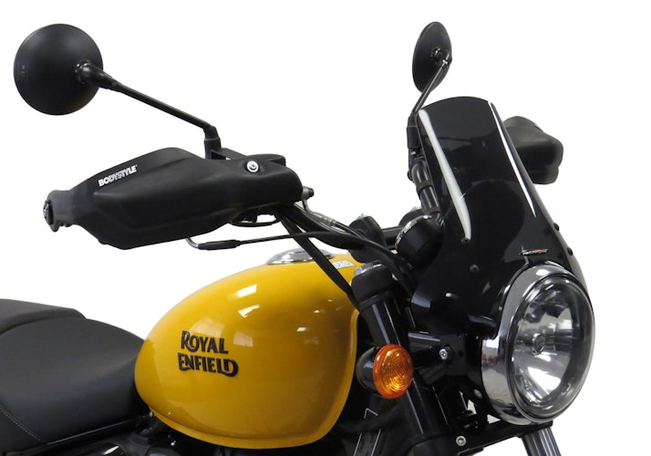 BODYSTYLE Handprotektoren ABS Kunststoff schwarz-matt für ROYAL ENFIELD Guerilla 450, HNTR 350, Super Meteor 650