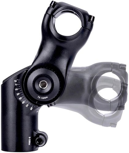 CONTEC Vorbau Seto Hybrid 80 mm schwarz 31, 8 mm Lenkerklemmung