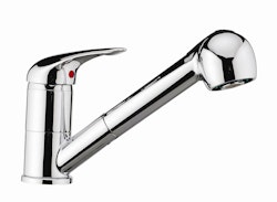 Spültischarmatur ULTRA Niederdruck mit herausziehbarer Brause, Chrom