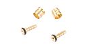Vorschaubild CONTEC Leitungsanschluss Disc Stop Tektro gold Set für 1 Rad, bestehend aus 2x Leitungs