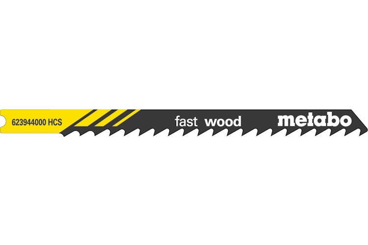 Metabo 5 U-Stichsägeblätter "fast wood" 82/ 4,0 mmHCSUniversalschaft