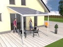Vorschaubild Gutta Standard Terrassendachsystem Typ D/E/F weiß/anthrazit
