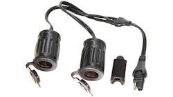 Tecmate Optimate Y-Splitter SAE Anschluss auf Zigaretten-Steckdose