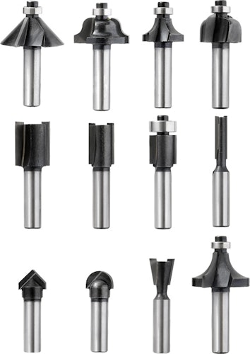 kwb Fräsersatz HM 8 mm 12-tlg 757290
