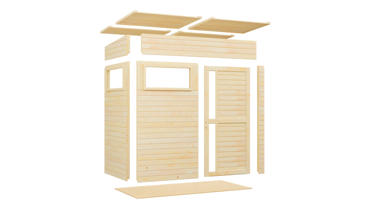 Bertilo Gartenhaus Pentus 1 - 19 mm