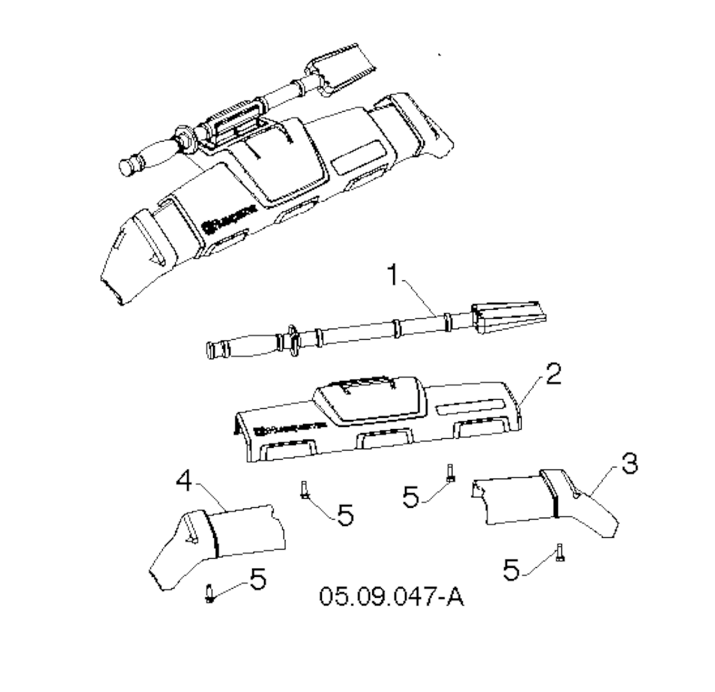 Explosionszeichnung Ersatzteile