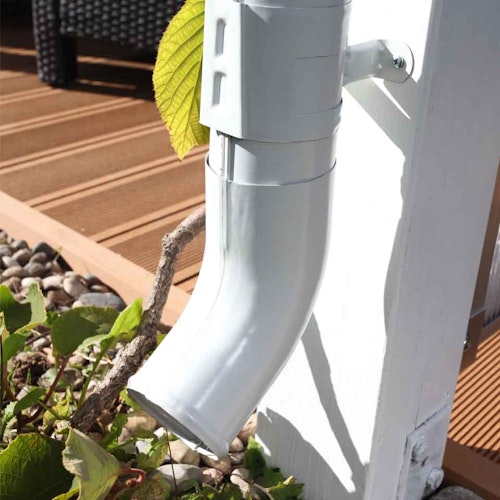 Skan Holz Metall Regenrinnen-Set für Carport Taunus Gr. 1+2