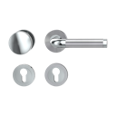 Vorschaubild Griffwerk SIMONA Schraubtechnik GK4 -Chrom/Edelstahl Rosettengarnitur -Schraubt. -Knopf R21 -WR -TS 40-45mm