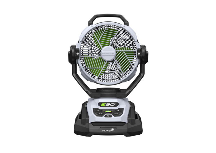 EGO Power Akku-Ventilator FN1000E 25 cm, Sprühnebelkühlfunktion Kit