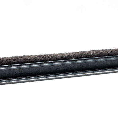 Telluria Zugluft-Bürstenprofil und Stopper für Glasschiebewand Lounge XL