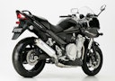 Vorschaubild HURRIC BOLT-ON Schalldämpfer Rac 1Aluminium poliert für SUZUKI GSF 1200 Bandit,GSF 1200 Bandit S