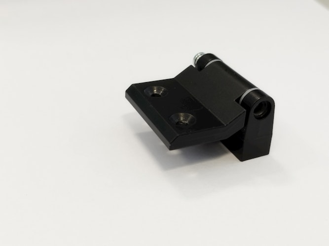 KGT Ersatzteil Metallscharniere, schwarz, Stift Stahl verz. Lagerbuchse in VA 