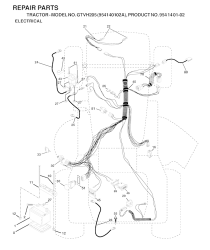 Husqvarna Gartentraktoren GTVH205, 954140102A, 1999-10