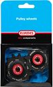 Vorschaubild Elvedes Schaltrollen-Set AXS 1x12 + 1x14 Zähne schwarz, rot