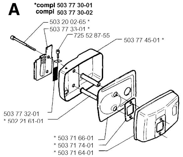 Husqvarna Heckenscheren/Stabheckenscheren 19960500001 225H75