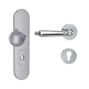 Vorschaubild Griffwerk Kombi-Schutzbeschlag TITANO SB_882 mit Griff CAROLA 72mm Zylinderabdeckung Tür 38-50mm L CAROLA Chrom