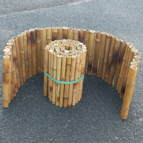 BambusBASIS Flexibe Beetumrandung ohne Erdspießen