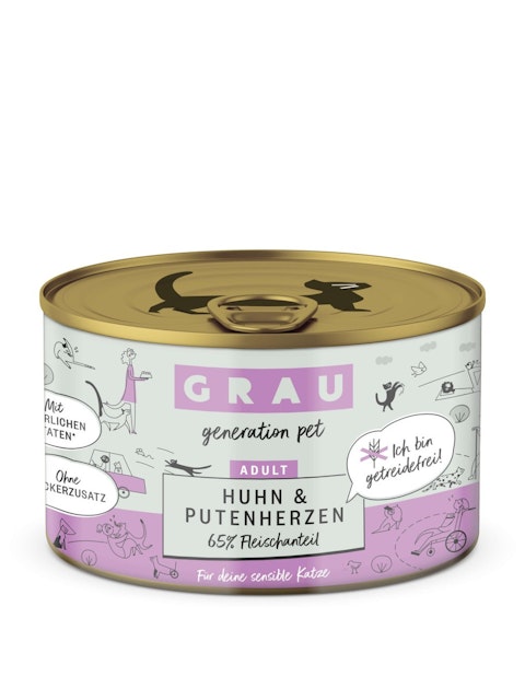 grau Katze 200 Gramm KatzennassfutterVorschaubild