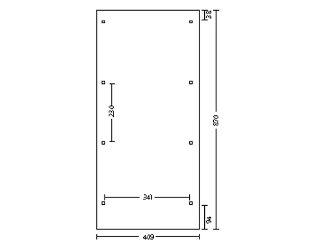 Skan Holz Wendland - Walmdach Carport aus Leimholz Breite 409 cm