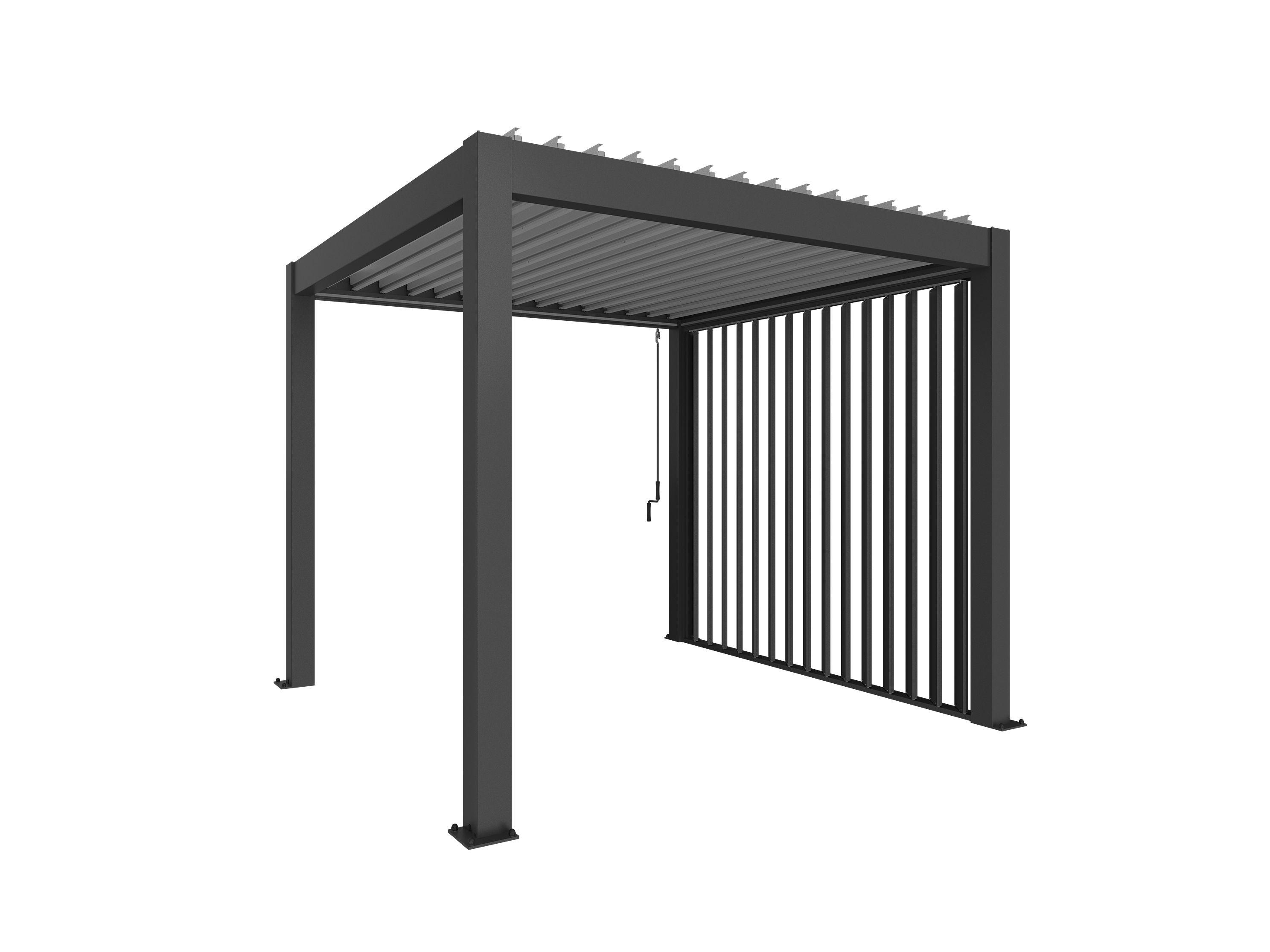 Biohort Lamellenseitenwand für Pergola