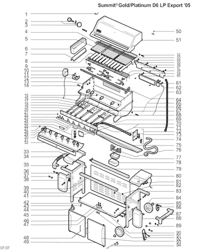Weber Summit Platinum D6 LP SS (2005) (Germany/Austria)