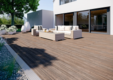 OSMO MULTI-DECK BPC-CO-EXTRUDIERT Terrassendiele Vintage Braun VollprofilZubehörbild