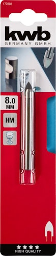 kwb HM-Glasbohrer  8,0 mm SB 177008