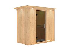 Karibu Sauna Variado mit Fronteinstieg 68 mm