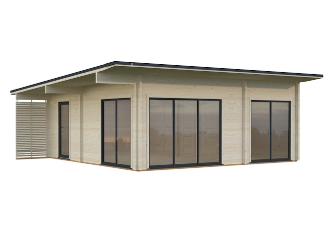 Palmako Ferienhaus Cecilia 39,9 m² Slide Plus - 70 mm