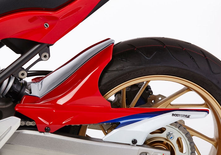 BODYSTYLE Sportsline Hinterradabdeckung ABS Kunststoff rot für HONDA CB650F, CBR650F