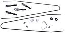Vorschaubild CONTEC Schutzblech-Set Splash Protect 28 Zoll 45 mm silber