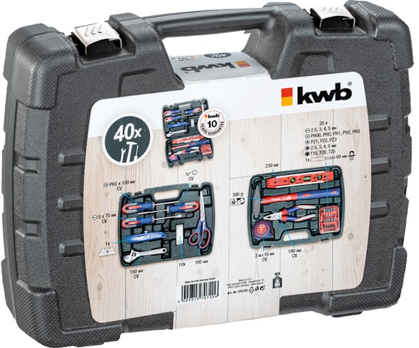 kwb Werkzeugkoffer 40tlg 370720