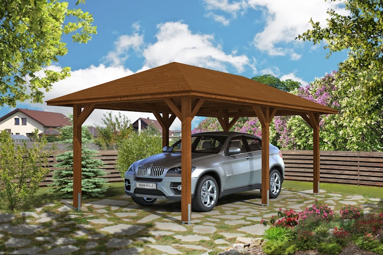 Skan Holz Carport Taunus 374 x 656 cm