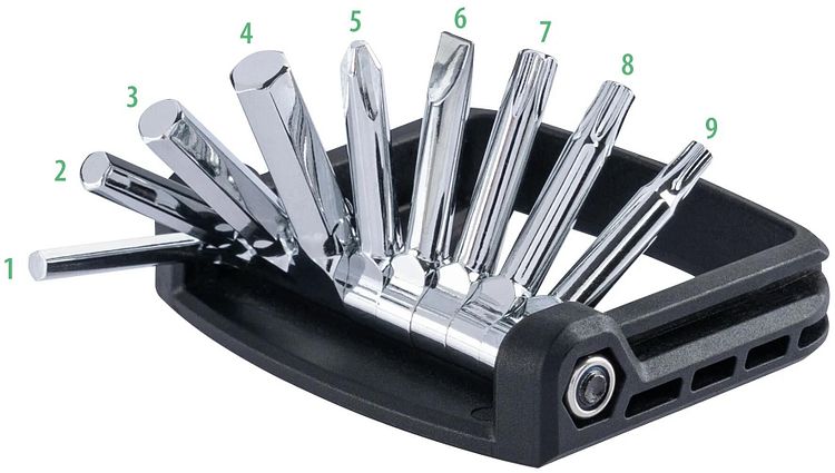 CONTEC Trinkflaschenhalter Space Tool schwarz/blau