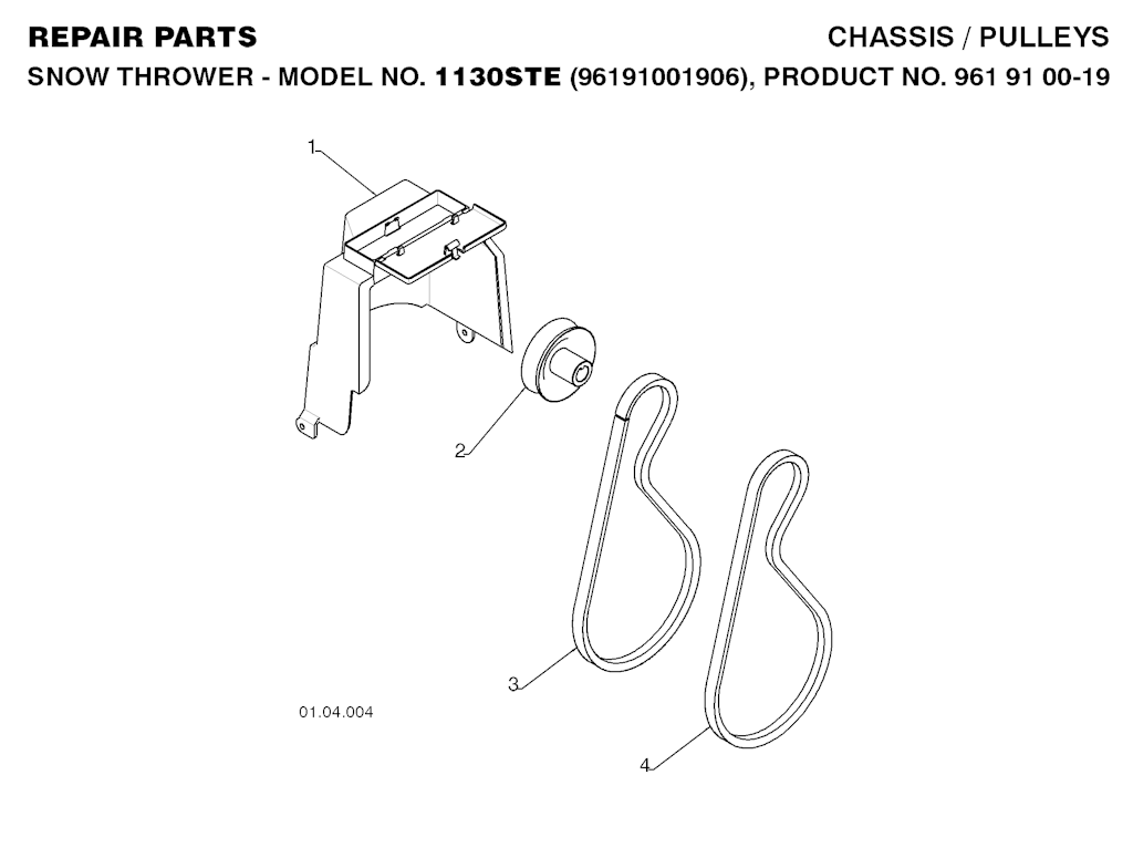 Explosionszeichnung Ersatzteile