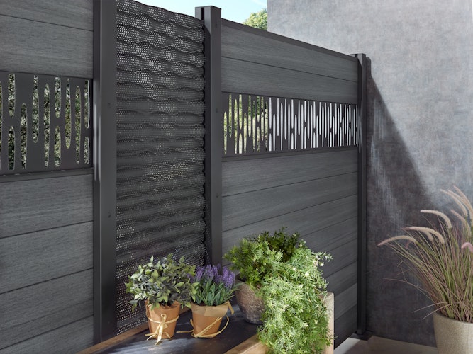 TraumGarten SYSTEM Flow 3D-Design Gitter 60x180 cm