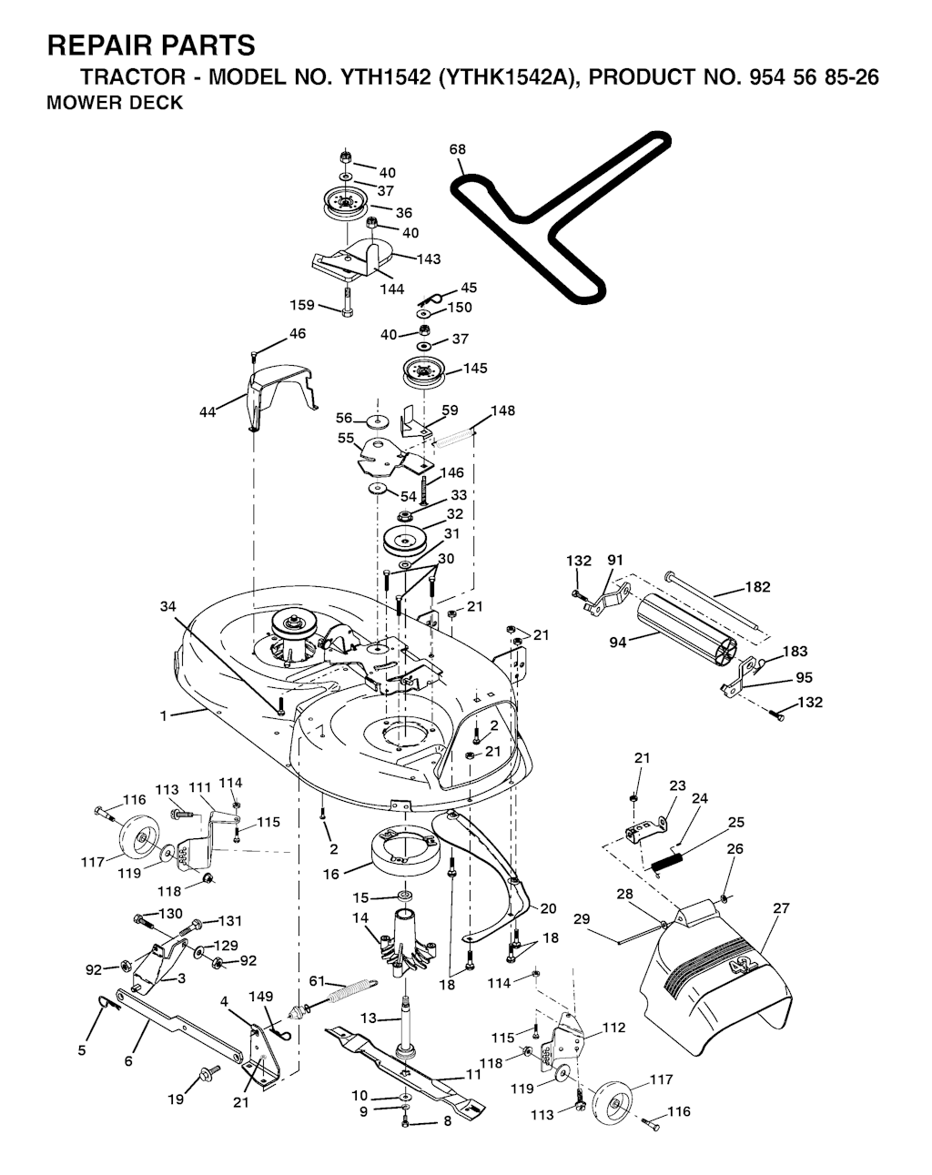 Explosionszeichnung Ersatzteile