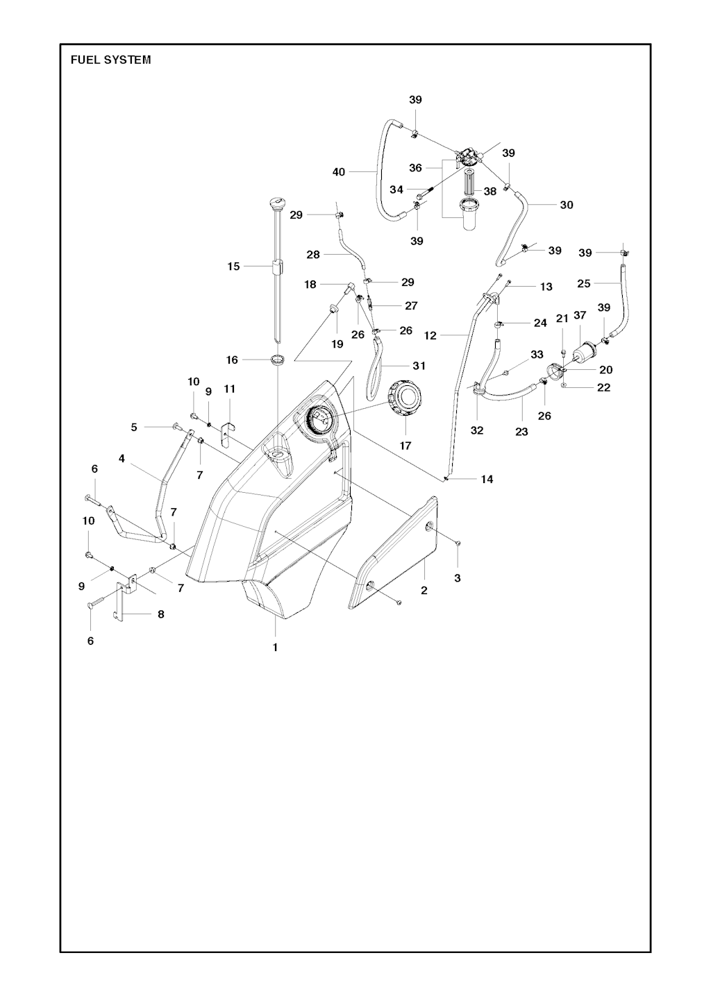 Explosionszeichnung Ersatzteile