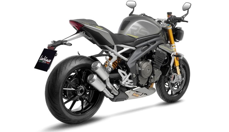 LeoVince 2x SLIP-ON Edelstahl SBK LV-10 für TRIUMPH SPEED TRIPLE 1200 RR/RS