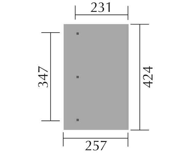 Weka Terrassenüberdachung 671