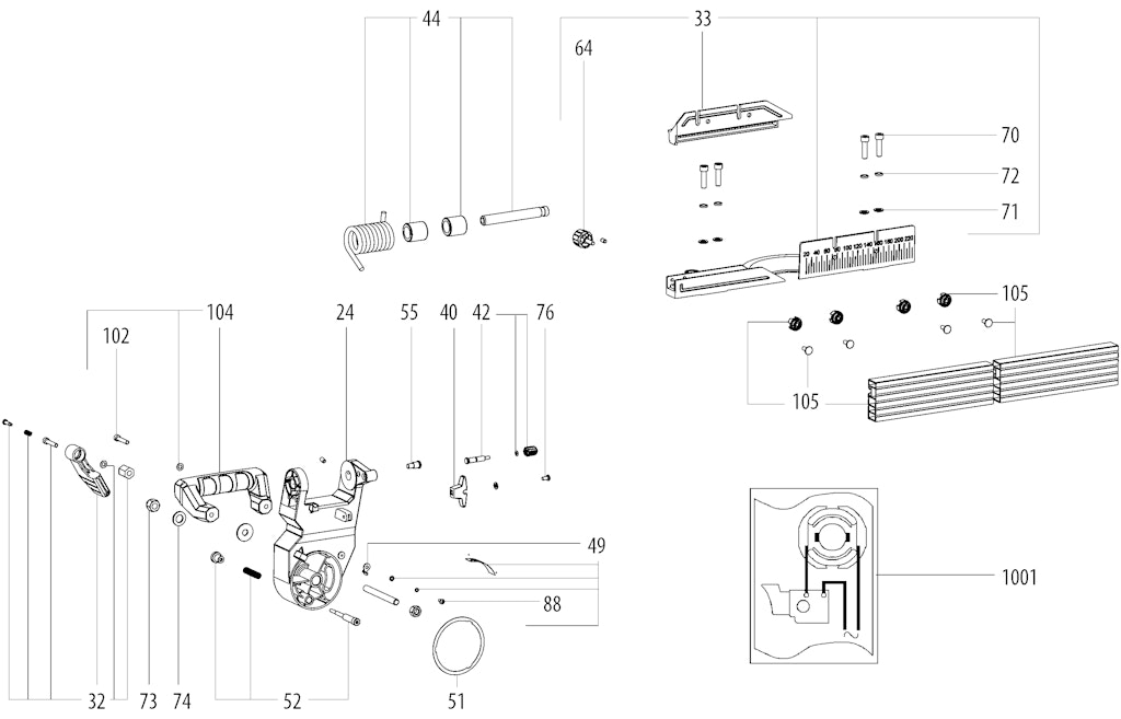 Explosionszeichnung Ersatzteile