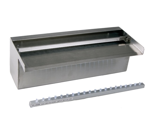 Ubbink Design Wasserfall Niagara 30/60/90 inkl. LED Leiste