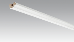 MEISTER Meistercell-ummantelte Profile Deckenabschlussleiste 2380 x 19 x 38 mm 20106 White wood