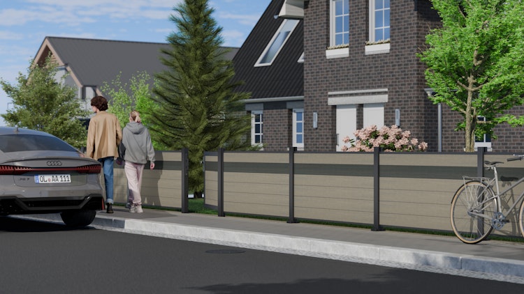 TraumGarten System WPC Platinum Einzelprofile