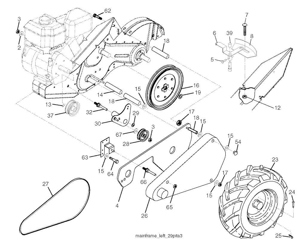 Explosionszeichnung Ersatzteile