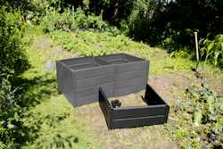 KHW Hochbeet Demeter Erweiterungsset B 82 x T 82 x H 31 cm - 168 l