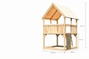 Vorschaubild Akubi Kinderspielturm Luis inkl. Kletterwand