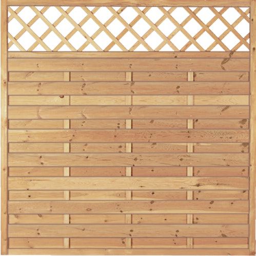 T&J Maxi Massivzaun Ranki 180 x 180 cm