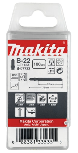 Makita Stichsägeblatt B-22 100 Stk. B-07733