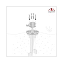 Vorschaubild doppler Adapterplatte VARIO 60-170 mm, Edelstahl